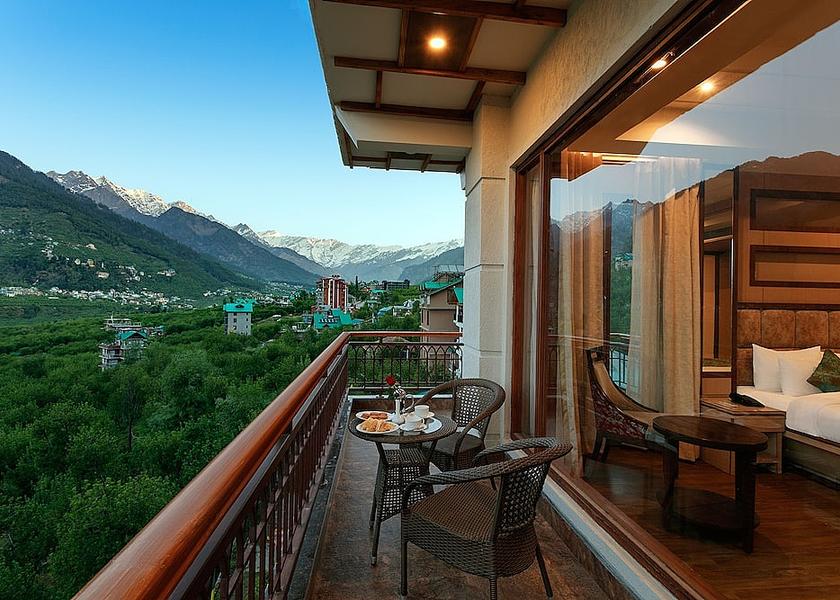 Himachal Pradesh Manali Balcony view