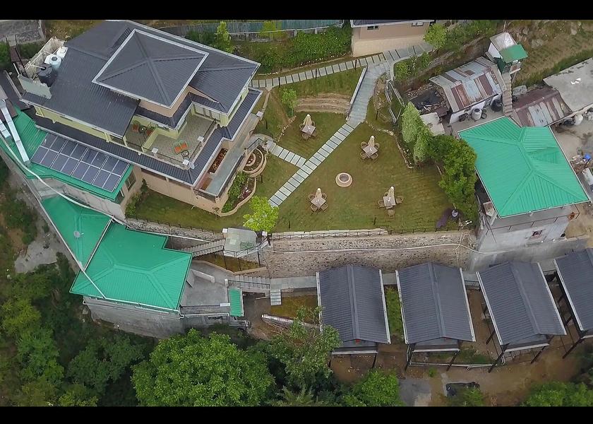 Uttarakhand Mussoorie Aerial View