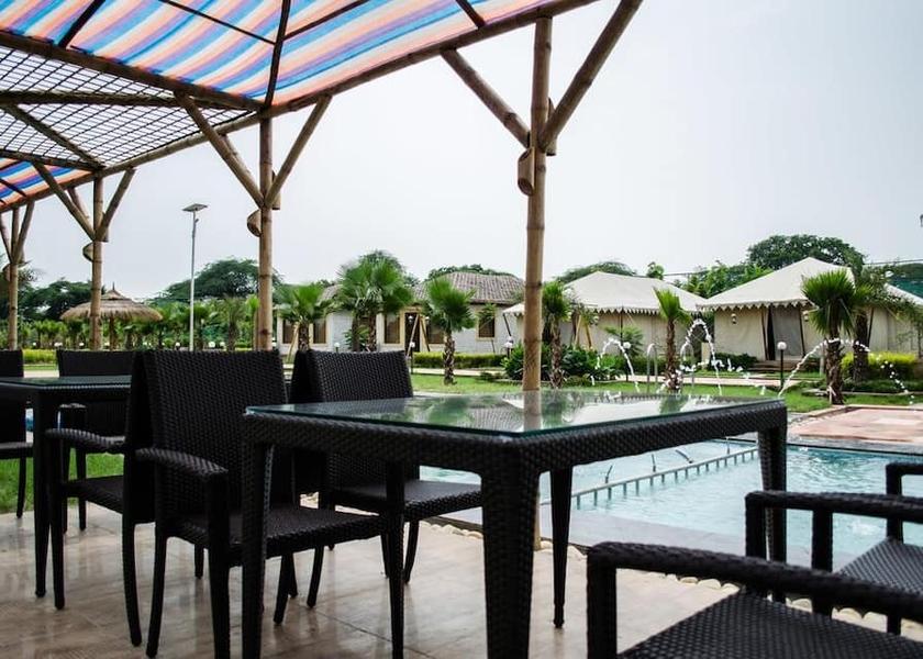 Uttar Pradesh Ghaziabad Pool Side Sitting Area