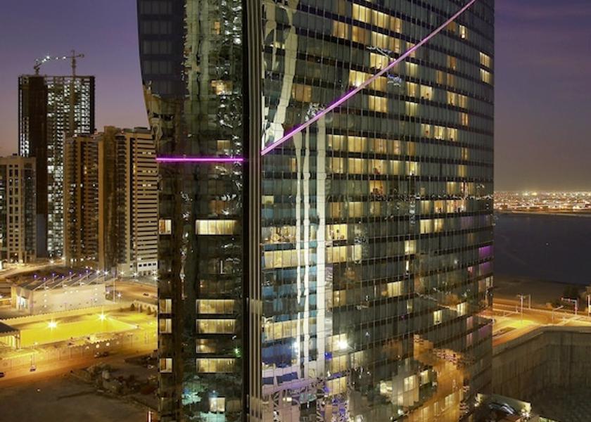  Doha Front of property - evening/night