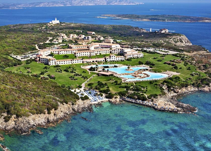 Sardinia Arzachena Aerial View