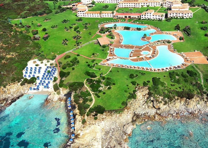 Sardinia Arzachena Aerial View