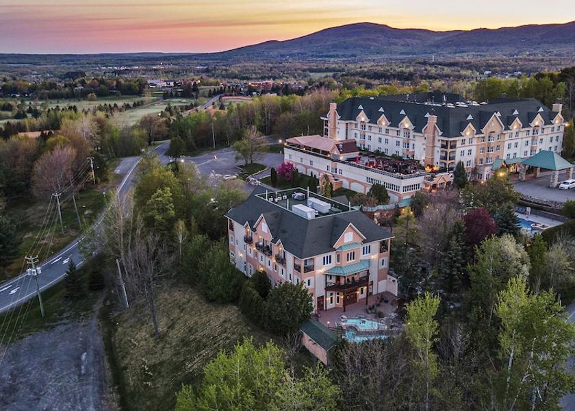 Quebec Bromont Aerial view
