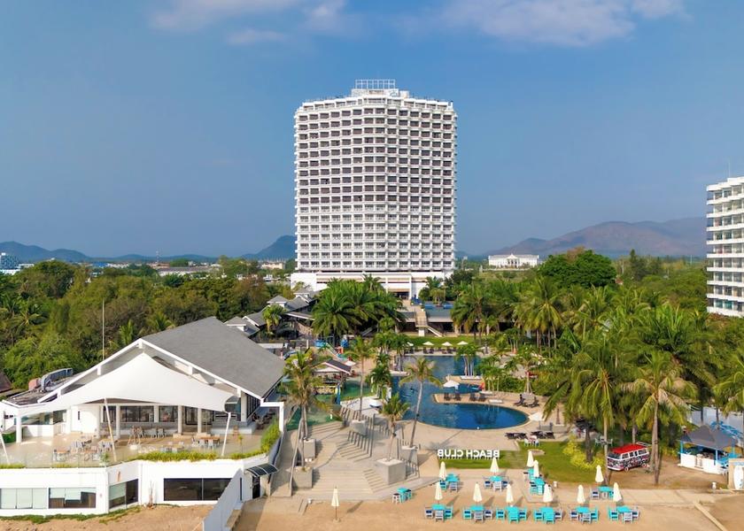 Phetchaburi Province Cha-am Aerial view