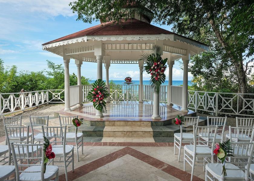 Saint James Lucea Outdoor Wedding Area