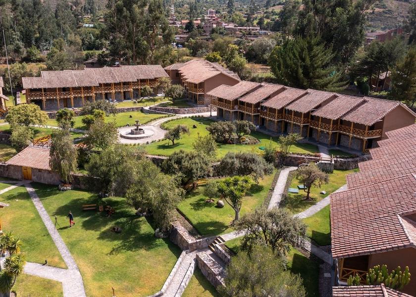 Cusco Region Urubamba Aerial view