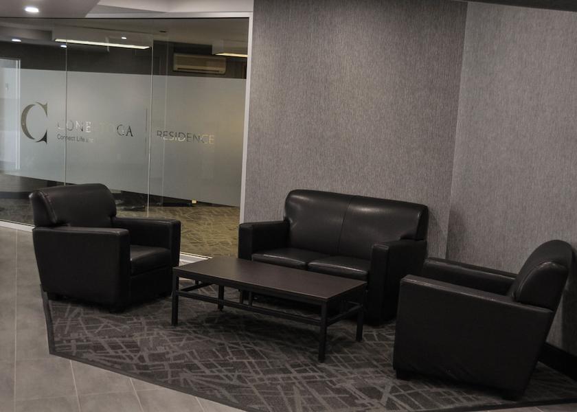 Ontario Kitchener Lobby sitting area