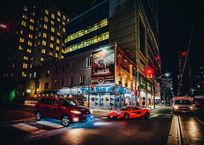 Front of property - evening/night