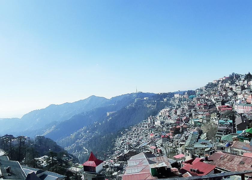 Himachal Pradesh Shimla Hotel View