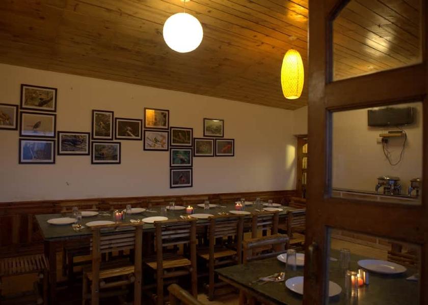 Uttarakhand Chaukori Dining Area
