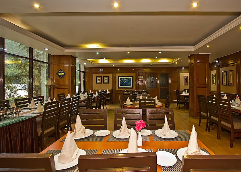 Himachal Pradesh Manali Dining Area