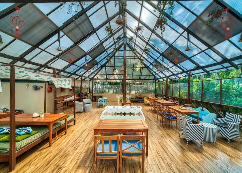 Andaman and Nicobar Havelock Island Gorgeous interiors of the Restaurant 