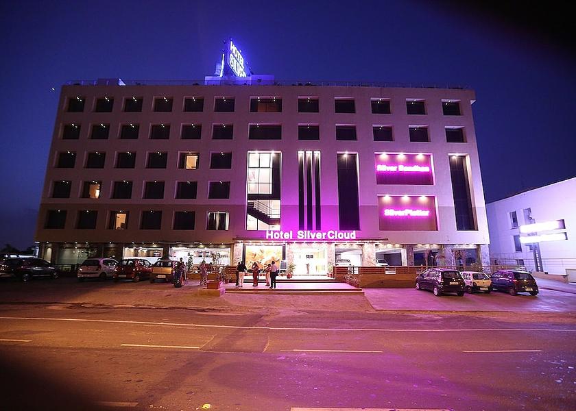 Gujarat Ahmedabad Front of property - evening/night