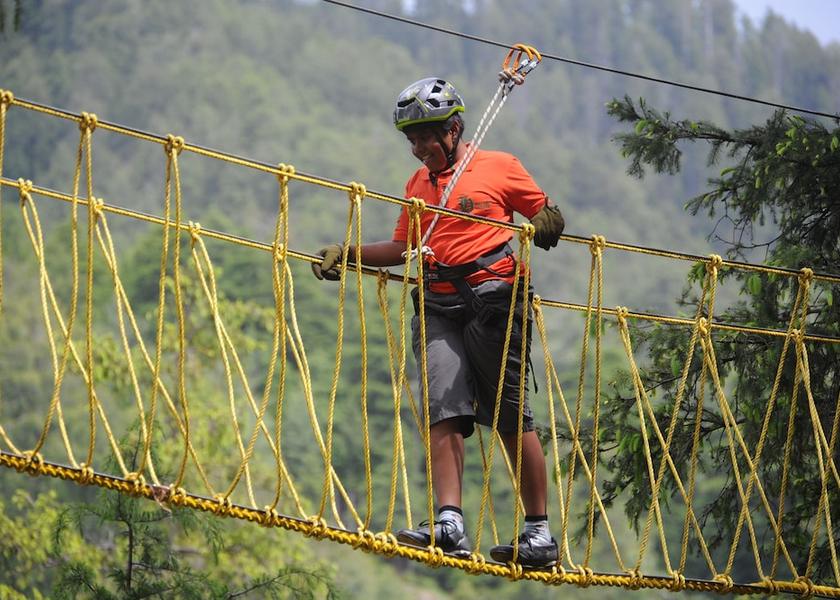 Himachal Pradesh Dalhousie Ropes course (team building)