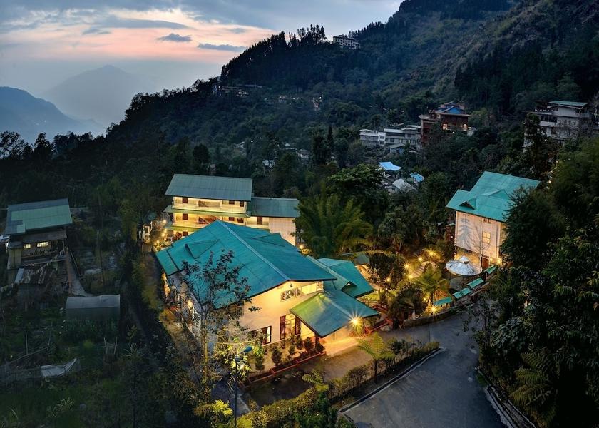 Sikkim Gangtok Front of property - evening/night