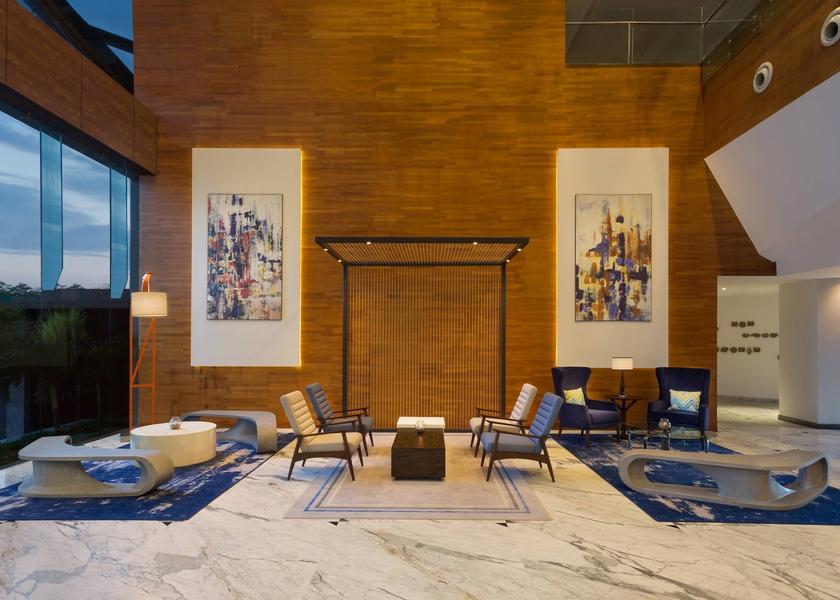 Lobby seating area