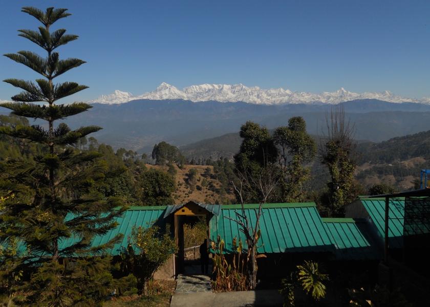 Uttarakhand Kausani Hotel View