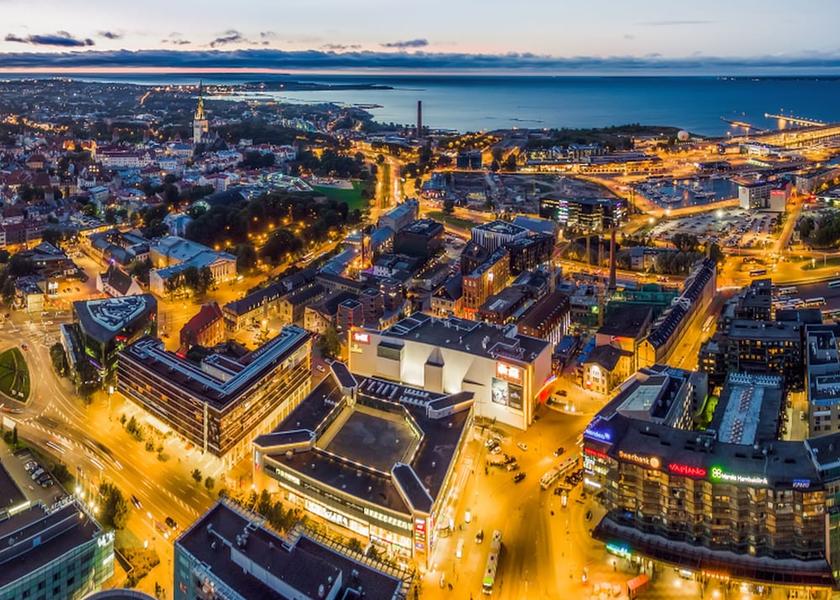 Harju County Tallinn Aerial View