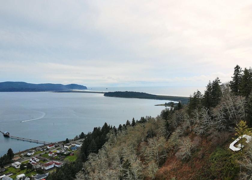 Oregon Garibaldi Aerial View