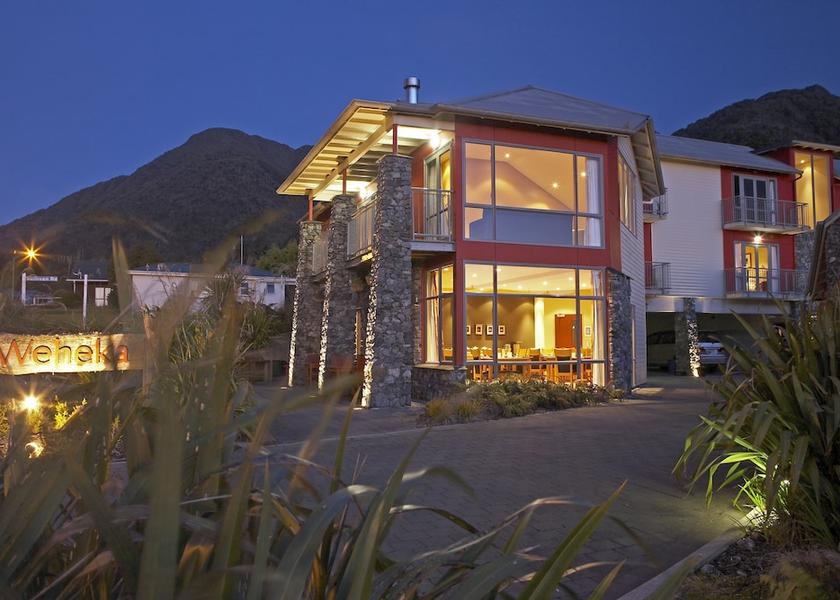 West Coast Fox Glacier Front of property - evening/night