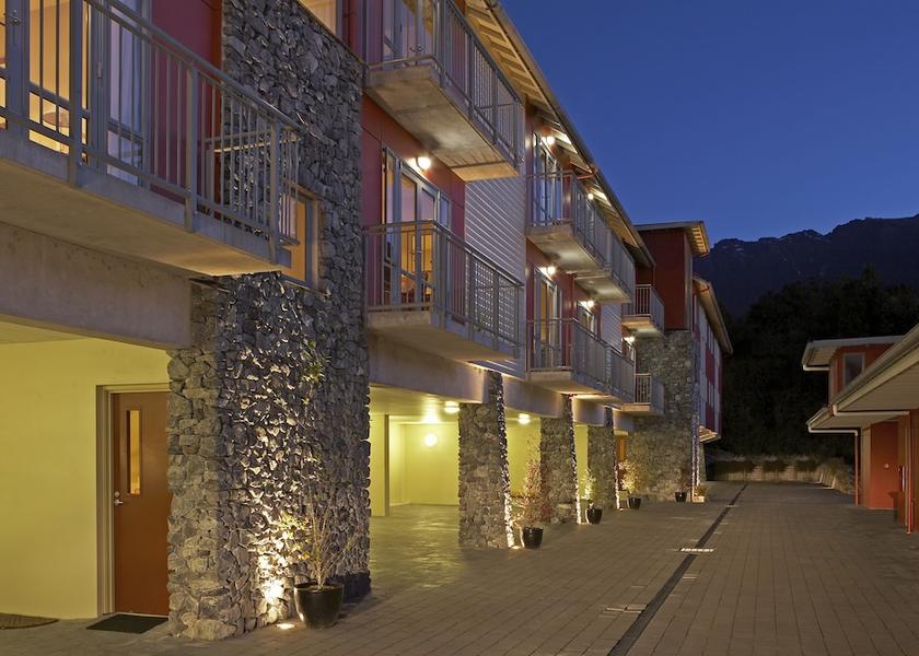 West Coast Fox Glacier Front of property - evening/night