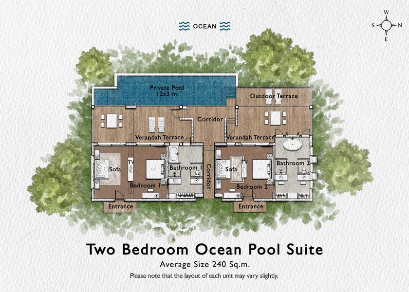 Phuket Province Kamala Room plan