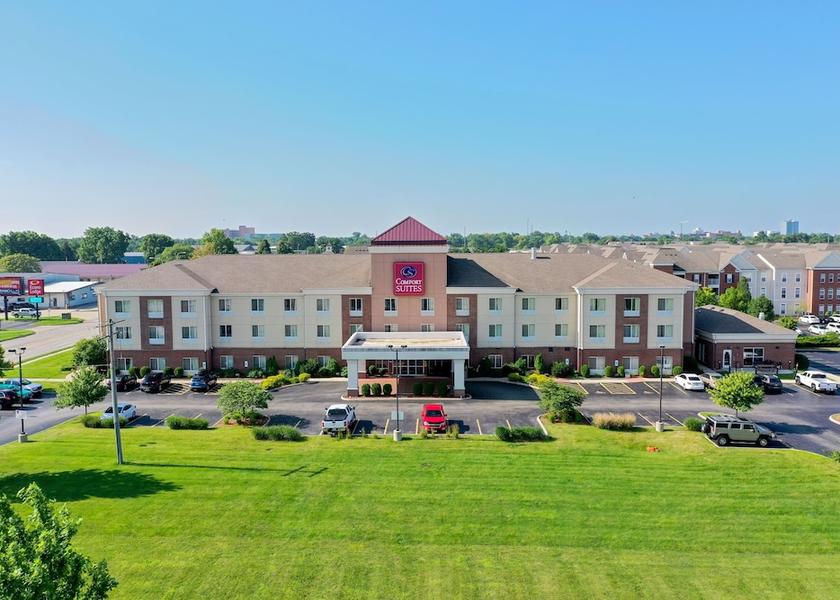 Illinois Urbana Aerial view