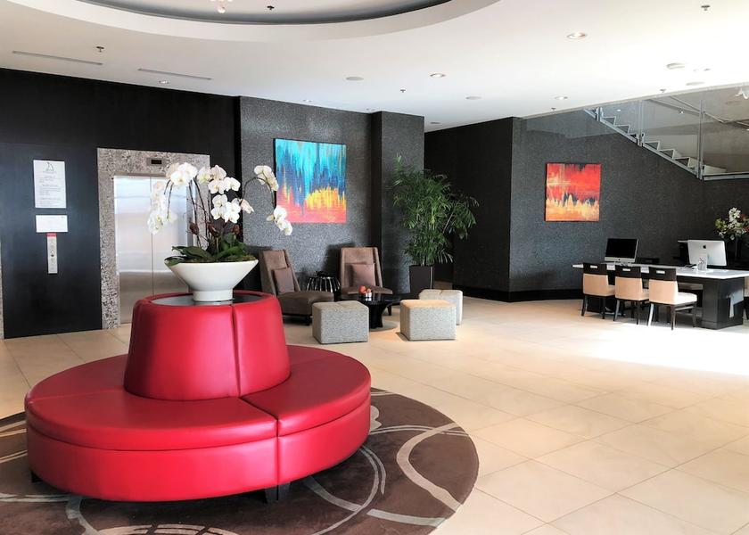 Lobby sitting area