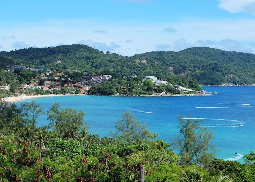 Phuket Province Karon View from property