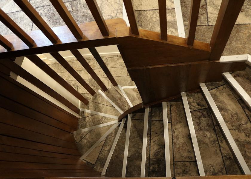 Normandy Le Mont-Saint-Michel Staircase