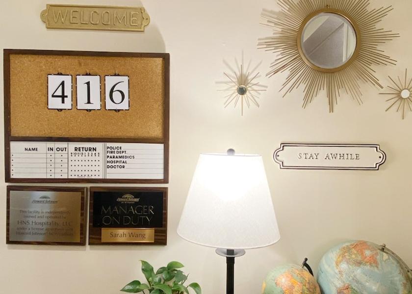 California Marina Concierge desk