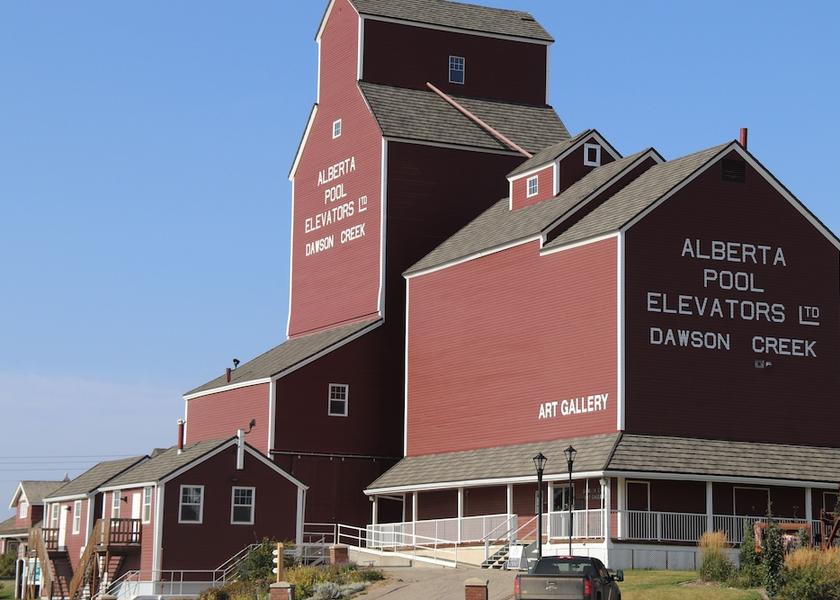 British Columbia Dawson Creek Point of interest