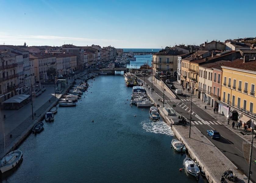 Occitanie Sète Aerial view