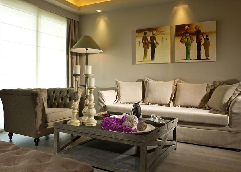Attica Glyfada Living area
