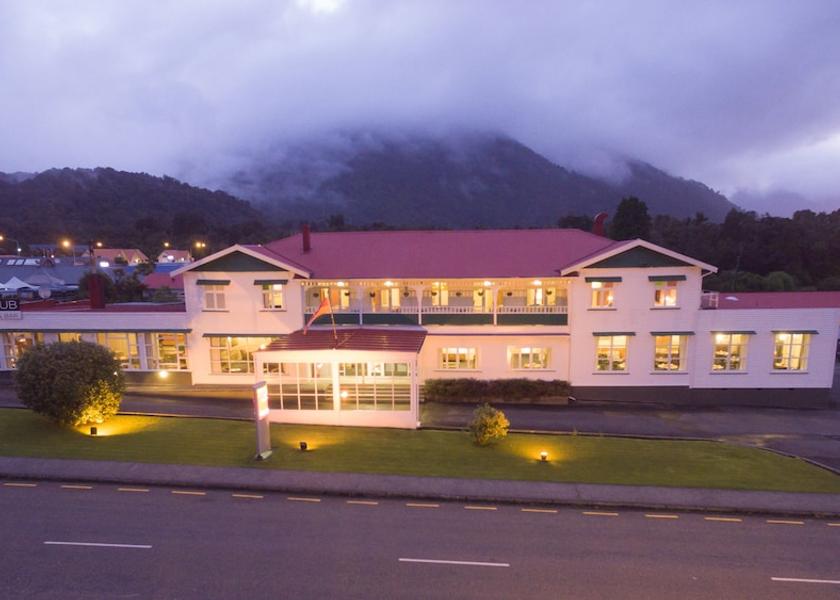 West Coast Fox Glacier Front of property - evening/night