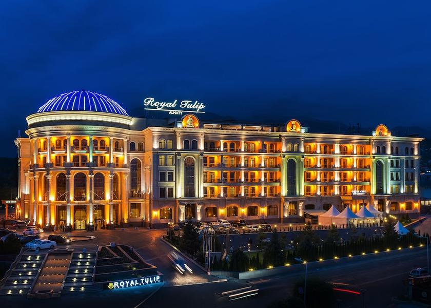  Almaty Front of property - evening/night