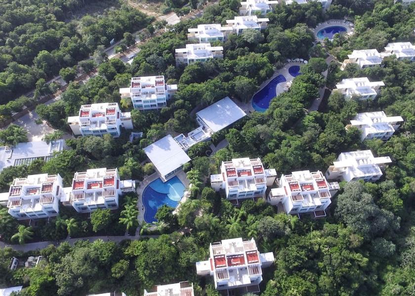 Quintana Roo Akumal Aerial View