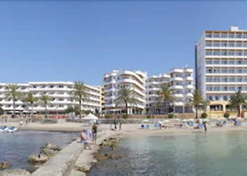 Balearic Islands Ibiza Town Aerial view