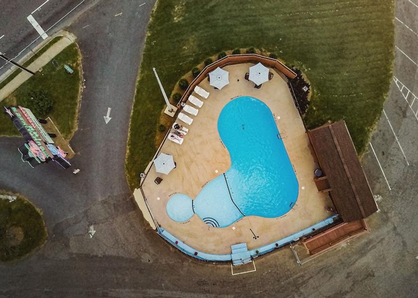 North Carolina Asheville Aerial View