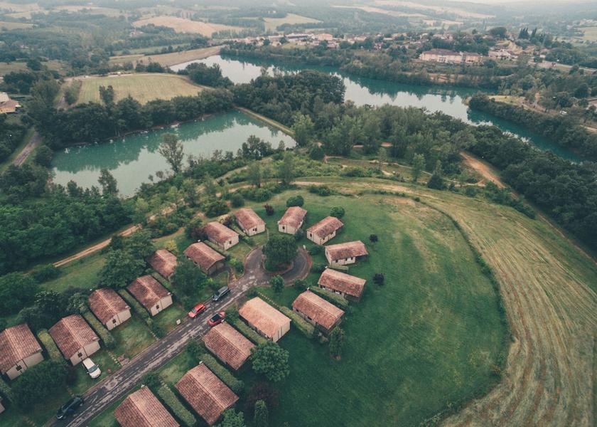 Occitanie Monclar-de-Quercy Aerial View