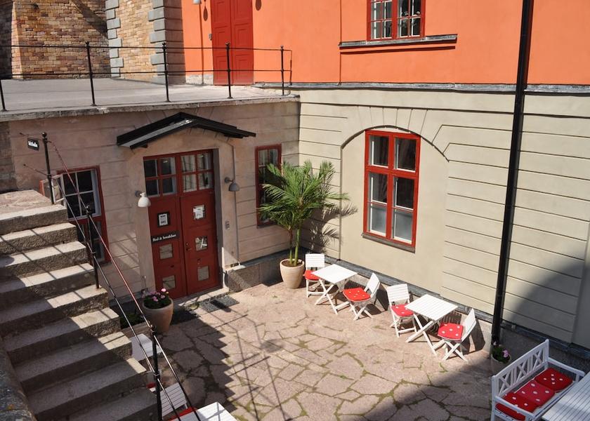 Stockholm County Vaxholm Courtyard view