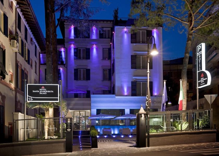 Liguria Santa Margherita Ligure Front of property - evening/night