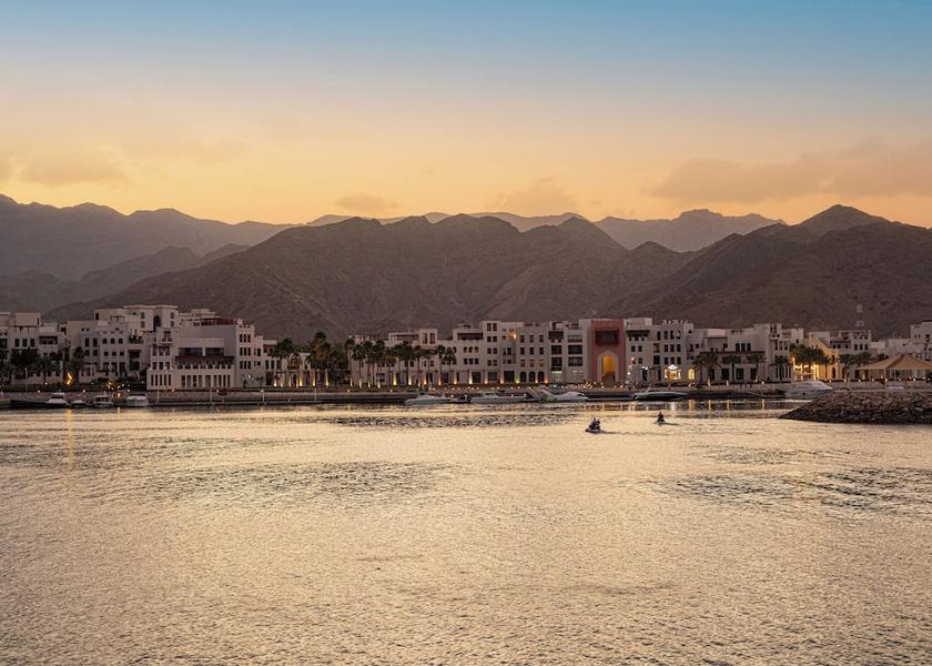 Muscat Governorate As Sifah Aerial view