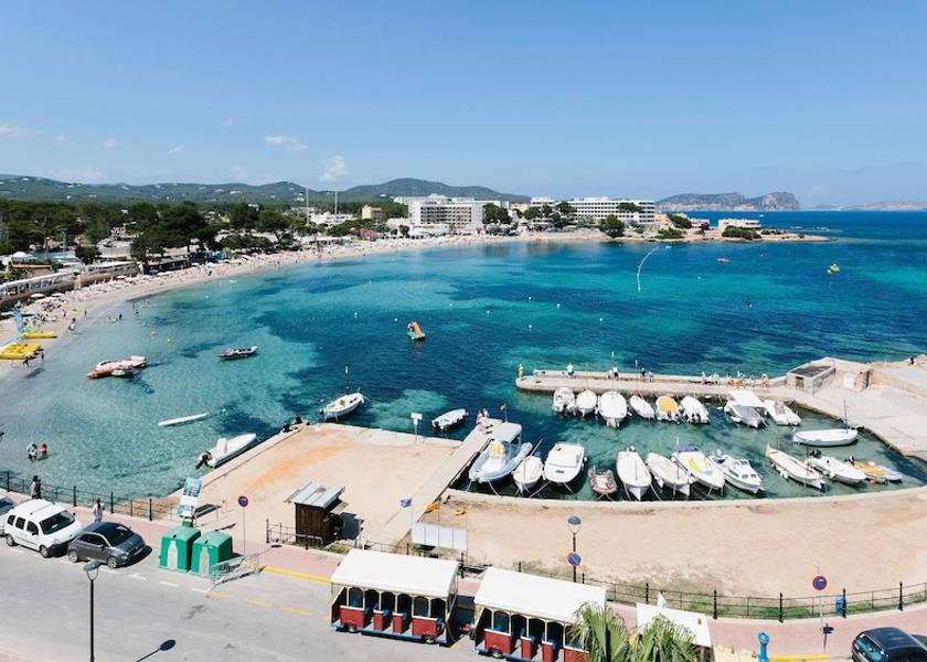 Balearic Islands Santa Eulalia del Rio Beach