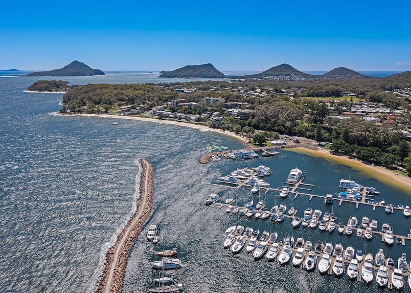 New South Wales Nelson Bay Aerial View
