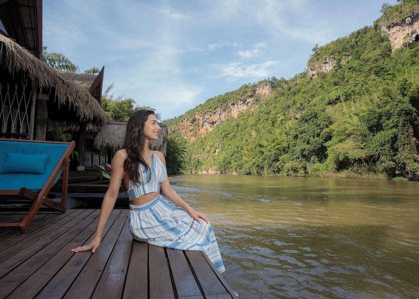 Kanchanaburi Province Sai Yok Balcony view