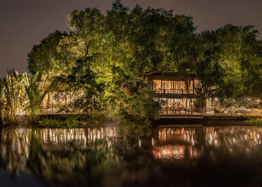 Front of property - evening/night