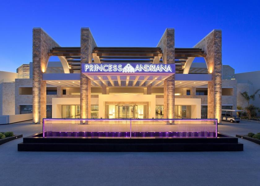 South Aegean Rhodes Front of property - evening/night