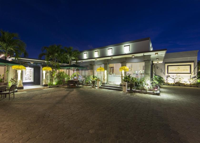 Bali Denpasar Front of property - evening/night