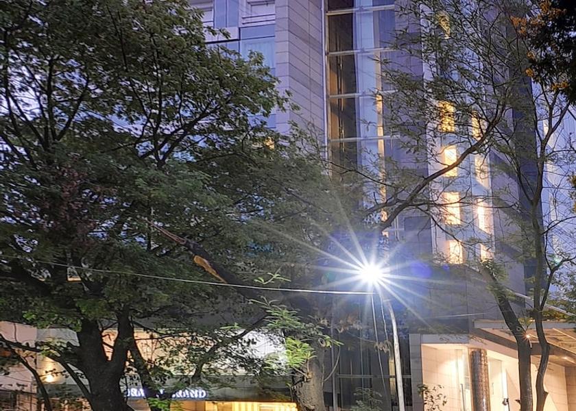 Maharashtra Pune Front of property - evening/night